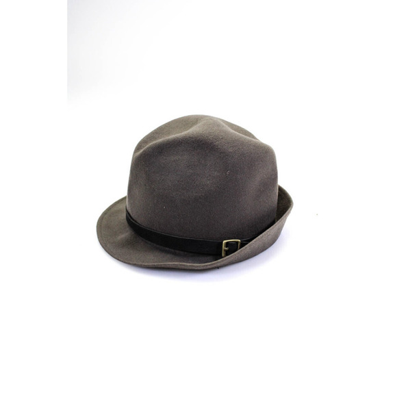 Paul Smith Trilby Fedora Hat Wool Gray Small NWOT - Picture 1 of 7